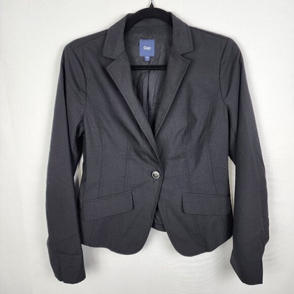 GAP Wool Blend One Button Balzer 4 - Picture 1 of 4